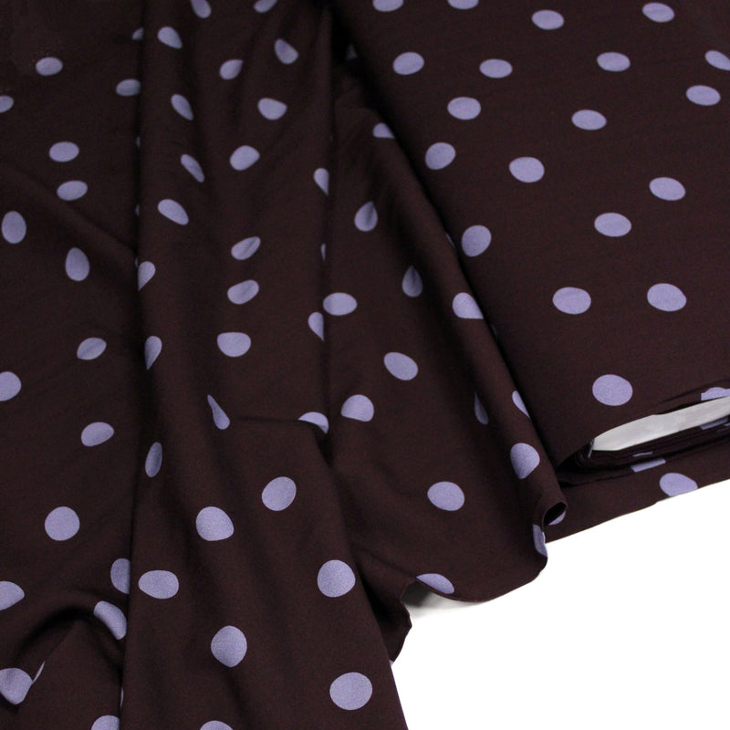 Tissu Viscose fluide à pois : nombreuses couleurs – STANDARD 100 OEKO-TEX - TissusPapi.com
