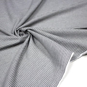 Tissu Chambray coton rayé : 4 couleurs dispo ! Marine, ciel, gris, noir - TissusPapi.com