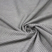 Tissu Chambray coton rayé : 4 couleurs dispo ! Marine, ciel, gris, noir - TissusPapi.com