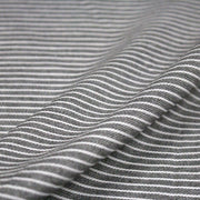Tissu Chambray coton rayé : 4 couleurs dispo ! Marine, ciel, gris, noir - TissusPapi.com