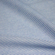 Tissu Chambray coton rayé : 4 couleurs dispo ! Marine, ciel, gris, noir - TissusPapi.com