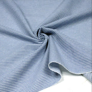 Tissu Chambray coton rayé : 4 couleurs dispo ! Marine, ciel, gris, noir - TissusPapi.com