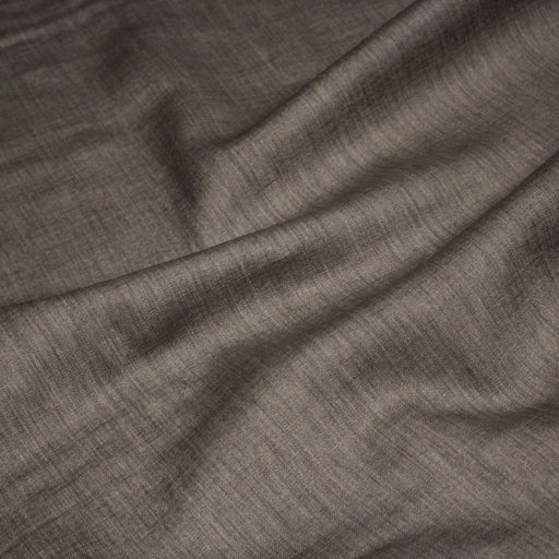 Tissu lin couleur naturel taupe - TissusPapi.com