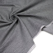 Tissu Chambray coton rayé : 4 couleurs dispo ! Marine, ciel, gris, noir - TissusPapi.com