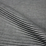 Tissu Chambray coton rayé : 4 couleurs dispo ! Marine, ciel, gris, noir - TissusPapi.com
