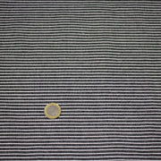 Tissu Chambray coton rayé : 4 couleurs dispo ! Marine, ciel, gris, noir - TissusPapi.com