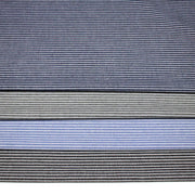 Tissu Chambray coton rayé : 4 couleurs dispo ! Marine, ciel, gris, noir - TissusPapi.com