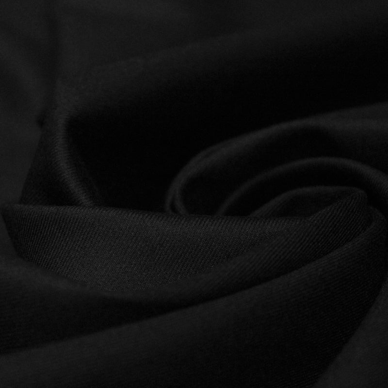 Tissu Draperie noire - Fabrication italienne