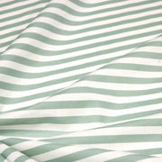 Tissu cotonnade rayée 1cm : trois couleurs au choix : Bleu / Vert sauge / Ocre - STANDARD 100 OEKO-TEX - TissusPapi.com