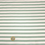 Tissu cotonnade rayée 1cm : trois couleurs au choix : Bleu / Vert sauge / Ocre - STANDARD 100 OEKO-TEX - TissusPapi.com