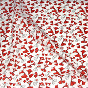 Tissu cotonnade motif japonais poissons koï origami rouge - OEKO - TEX - TissusPapi.com