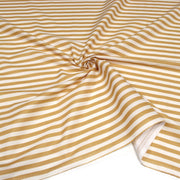 Tissu cotonnade rayée 1cm : trois couleurs au choix : Bleu / Vert sauge / Ocre - STANDARD 100 OEKO-TEX - TissusPapi.com