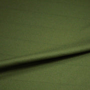 Tissu sergé lainage vert olive uni - Fabrication française - TissusPapi.com