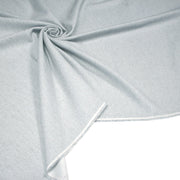 Tissu DENIM toile sergé gris blanc coton bio et coton recyclé - TissusPapi.com