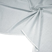 Tissu DENIM toile sergé gris blanc coton bio et coton recyclé - TissusPapi.com