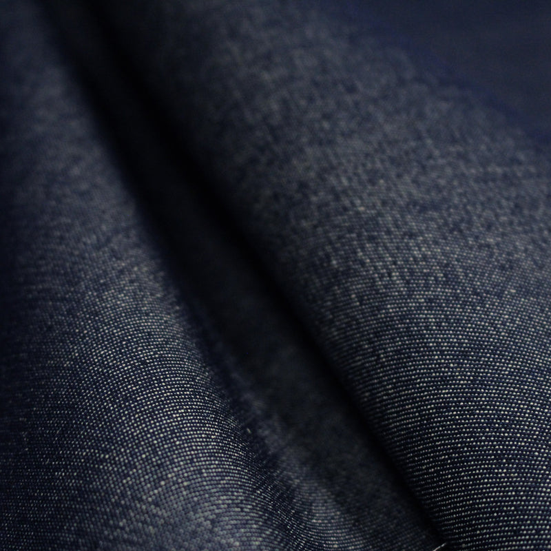 Tissu DENIM toile sergé fin bleu Blue jean - TissusPapi.com