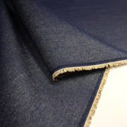 Tissu DENIM toile sergé fin bleu Blue jean - TissusPapi.com
