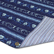 Tissu matelassé coton indien, motif traditionnel floral : nombreuses couleurs et fleuris au choix! - TissusPapi.com