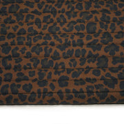 Tissu matelassé LEOPARD : tons marron chocolat - STANDARD 100 OEKO - TEX - TissusPapi.com
