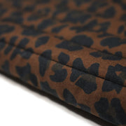 Tissu matelassé LEOPARD : tons marron chocolat - STANDARD 100 OEKO - TEX - TissusPapi.com