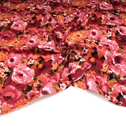 Tissu gabardine coton imprimée fleuri Vintage : tons estivaux ou tons automnaux - OEKO-TEX STANDARD 100 - TissusPapi.com