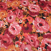 Tissu gabardine coton imprimée fleuri Vintage : tons estivaux ou tons automnaux - OEKO-TEX STANDARD 100 - TissusPapi.com