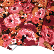 Tissu gabardine coton imprimée fleuri Vintage : tons estivaux ou tons automnaux - OEKO-TEX STANDARD 100 - TissusPapi.com