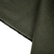 Tissu sergé de coton vert kaki, tissage fin - TissusPapi.com