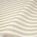 Tissu coton façon lin aux rayures blanches 10mm - TissusPapi.com
