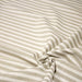 Tissu coton façon lin aux rayures blanches 10mm - TissusPapi.com