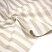 Tissu coton façon lin aux rayures blanches 25mm - TissusPapi.com