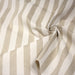 Tissu coton façon lin aux rayures blanches 25mm - TissusPapi.com