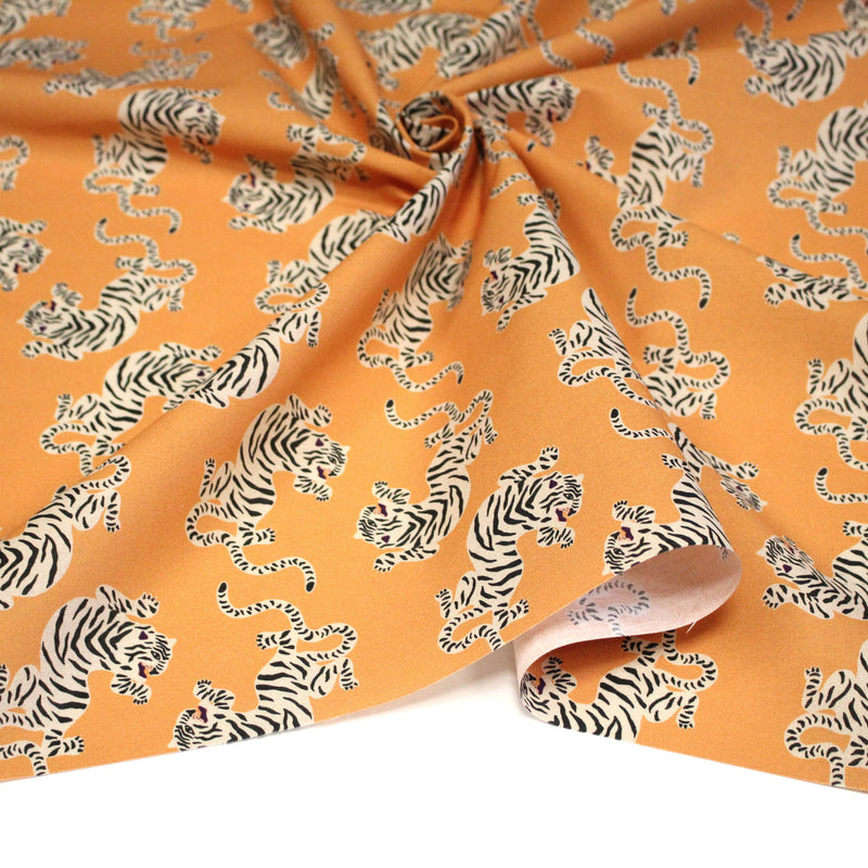 Tissu cotonnade TIGRUS BENGALIS, nombreuses couleurs - OEKO - TEX STANDARD 100 - STUDIO ALBERTUS - TissusPapi.com
