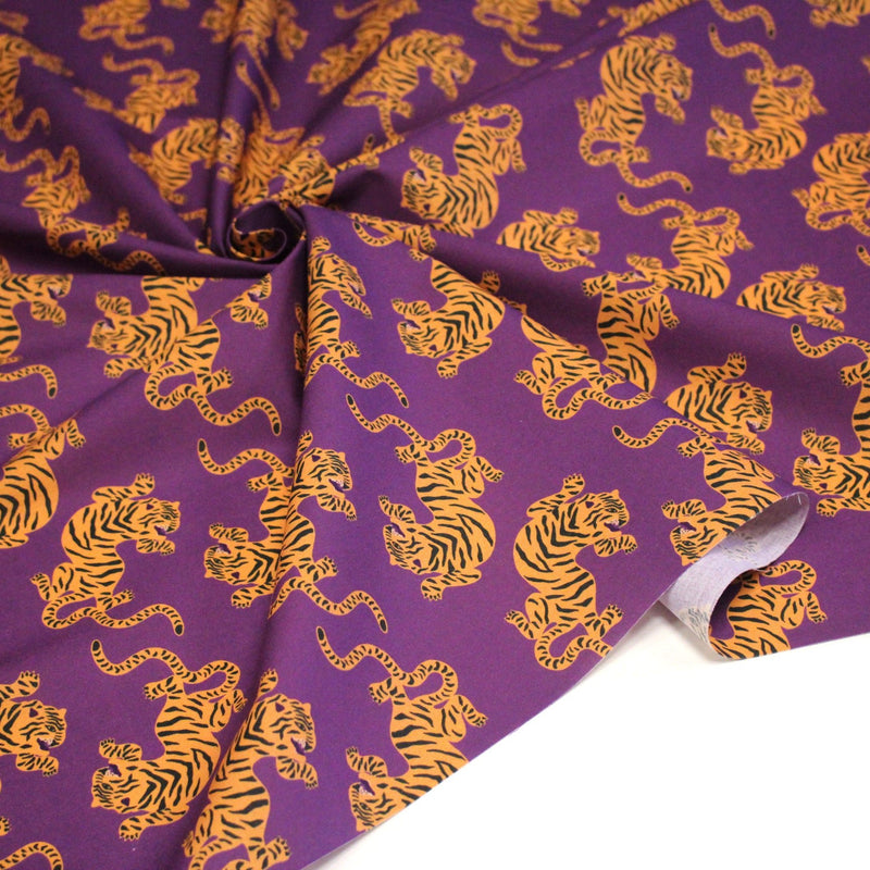 Tissu cotonnade TIGRUS BENGALIS, nombreuses couleurs - OEKO - TEX STANDARD 100 - STUDIO ALBERTUS - TissusPapi.com