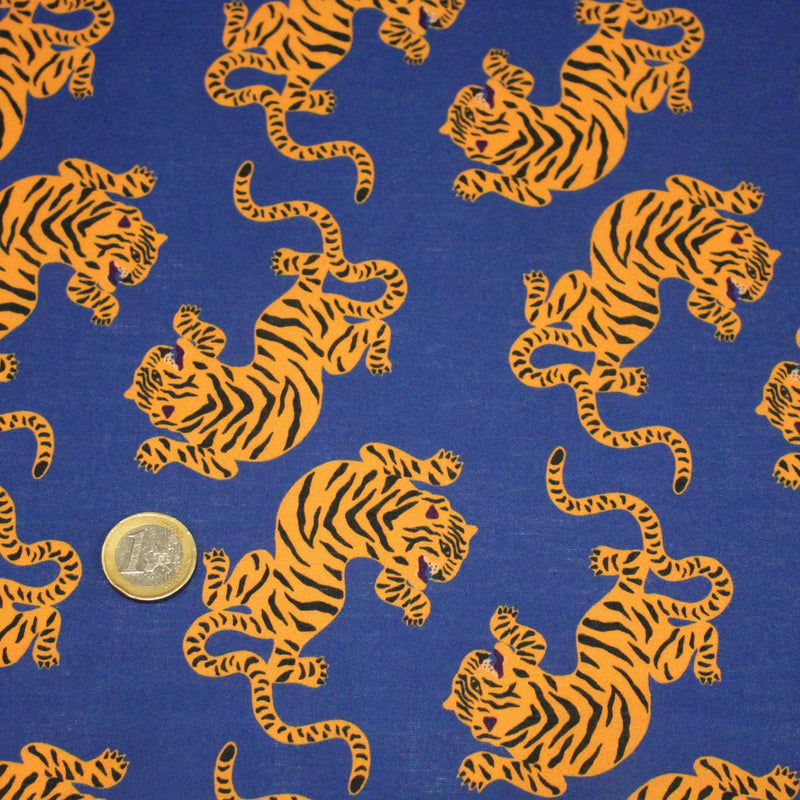 Tissu cotonnade TIGRUS BENGALIS, nombreuses couleurs - OEKO - TEX STANDARD 100 - STUDIO ALBERTUS - TissusPapi.com