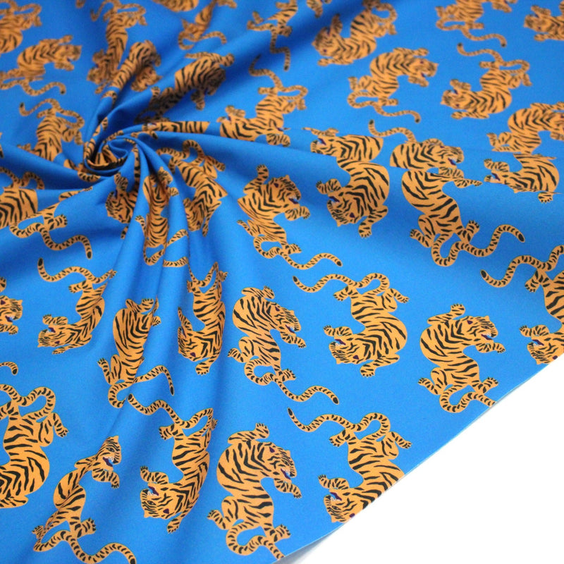 Tissu cotonnade TIGRUS BENGALIS, nombreuses couleurs - OEKO - TEX STANDARD 100 - STUDIO ALBERTUS - TissusPapi.com