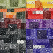 Tissu gabardine coton imprimée motif BANDANA paisley : nombreuses couleurs ! - OEKO-TEX STANDARD 100 - TissusPapi.com