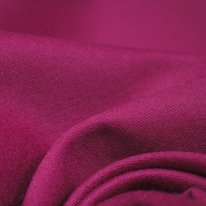 Tissu draperie robe fuchsia uni - Fabrication française - TissusPapi.com
