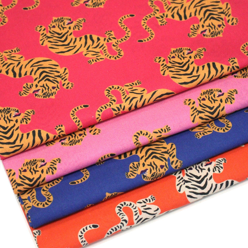 Tissu cotonnade TIGRUS BENGALIS, nombreuses couleurs - OEKO - TEX STANDARD 100 - STUDIO ALBERTUS - TissusPapi.com