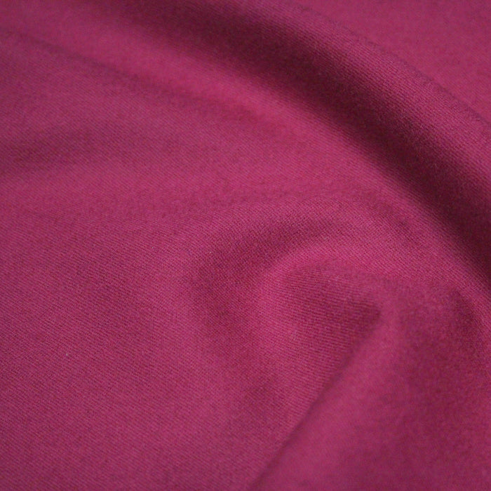 Tissu draperie robe fuchsia uni - Fabrication française - TissusPapi.com