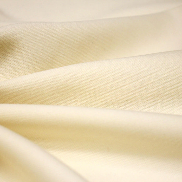 Tissu draperie de laine écru uni - Fabrication française - TissusPapi.com
