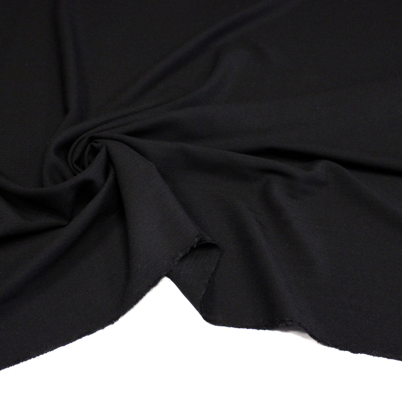 Tissu polylaine tissé chevrons noir - Fabrication française