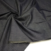 Tissu Chambray coton bleu gris - Fabrication italienne - TissusPapi.com