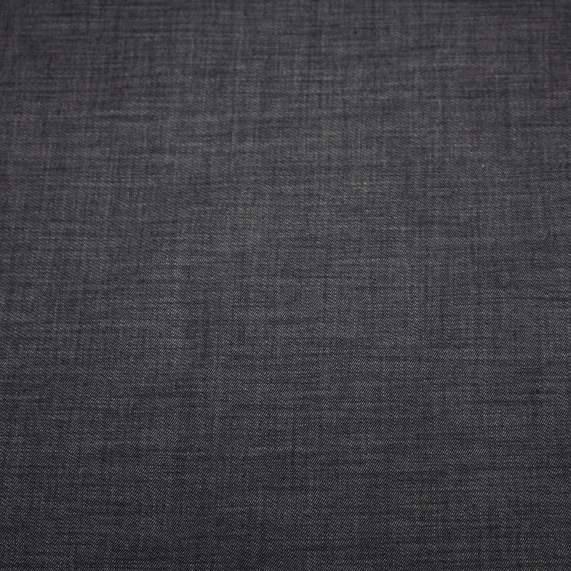 Tissu Chambray coton bleu gris - Fabrication italienne - TissusPapi.com