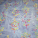 Tissu coton block print bleu aux fleurs multicolores - MADE IN INDIA - TissusPapi.com