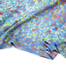 Tissu coton block print bleu aux cercles de pois multicolores - MADE IN INDIA - TissusPapi.com
