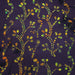 Tissu coton block print violet aux fleurs et pois multicolores - MADE IN INDIA - TissusPapi.com