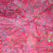 Tissu coton block print rose fuchsia aux pois et cercles multicolores - MADE IN INDIA - TissusPapi.com
