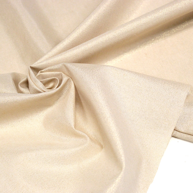 Tissu LUREX DE NOËL : rouge or, vertor , blanc argent, écru or - Petite et grande largeur !