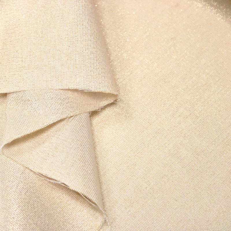 Tissu LUREX DE NOËL : rouge or, vertor , blanc argent, écru or - Petite et grande largeur !